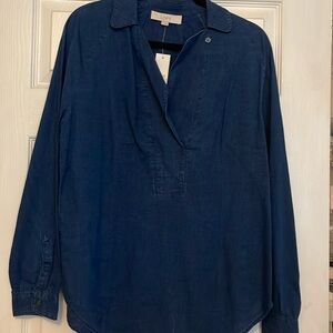 Brand new denim blouse